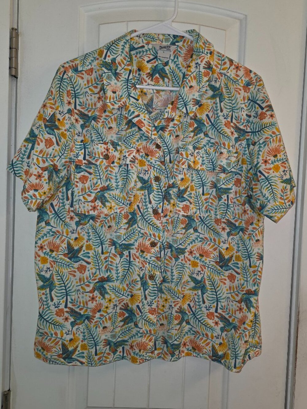 Women's Artisan Hemp Camp Shirt - Large